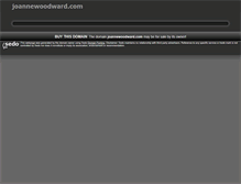 Tablet Screenshot of joannewoodward.com